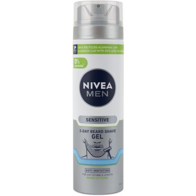 Nivea Men Sensitive gel na holení na 3denní strniště 200 ml – Zbozi.Blesk.cz