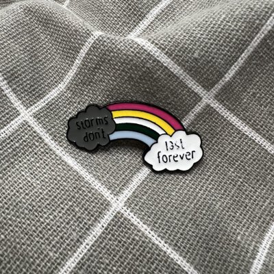 Pinarna Duha s nápisem storms don't last forever bouřky netrvají věčně – Zboží Dáma