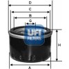 Olejový filtr pro automobily UFI Olejový filtr 23.584.00