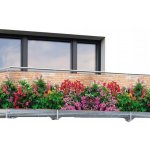 Maximex Plastová balkonová zástěna 500x85 cm Flowers – HobbyKompas.cz