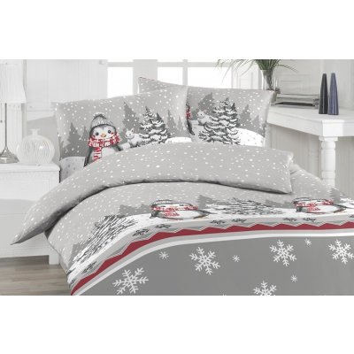 Florella Flanelové povlečení Cesa Grau 70x90 140x200 – Sleviste.cz