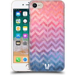 Pouzdro HEAD CASE Apple iPhone 7 Pink Chevron