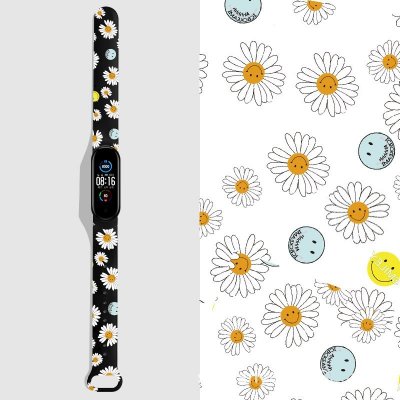 Xiaomi Sedmikráska - Mi Band 7 náhradní náramek Barva: Černá MBSCZ-7SEDMC – Hledejceny.cz