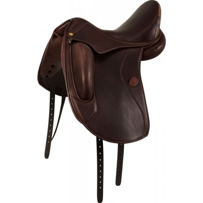 Acavallo Drezurní sedlo Perugino tmavě hnědá – Zboží Mobilmania
