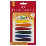 Faber Castell Plastové pastelky voskovky do dlaně 6ks – Zboží Dáma