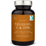 Nordbo Vegan D3, C & Zinek 90 kapslí – Hledejceny.cz