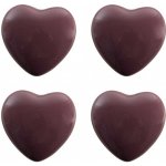 Set 4ks fialová úchytka srdce - Ø 4* 3/6 cm - Clayre & Eef – Hledejceny.cz