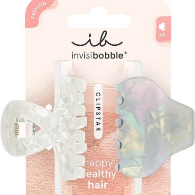 Invisibobble Clipstar M Pearly Frost - Skřipec do vlasů 2 ks – Zboží Dáma