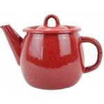 Novomoskovskaya posuda Smaltovaná konvice 1 l červená 00000-I270716 – Hledejceny.cz