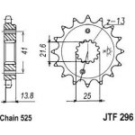 JT Sprockets JTF 296-15 – Zbozi.Blesk.cz