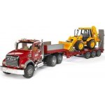 Bruder 2813 MACK GRANIT návěs a bagr JCB 4CX – Zboží Mobilmania