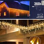 Foxter DAH500 Vánoční světelný závěs FLASH 500 LED IP44 30W modrá 16 m – Zboží Mobilmania