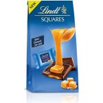 Lindt Squares hořká čokoláda s karamelovou náplní a mořskou jedlou solí 144 g – Zboží Mobilmania
