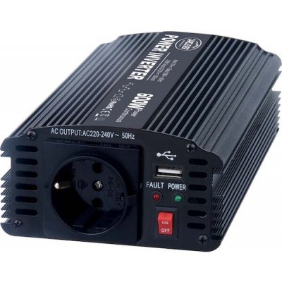 Měnič napětí z 12, 230V + USB, 600W, 35612 – Hledejceny.cz