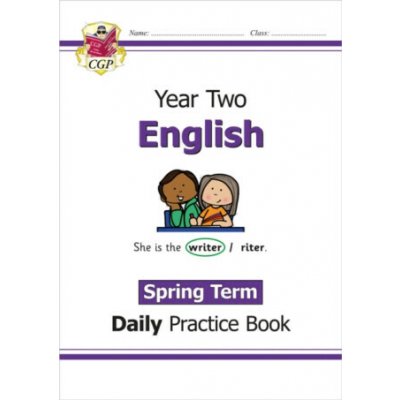 New KS1 English Daily Practice Book: Year 2 - Spring Term - Books CGP – Hledejceny.cz