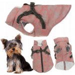 Reflexní Zimní Bunda 2v1 Vesta s postrojem pro psa – Zboží Mobilmania