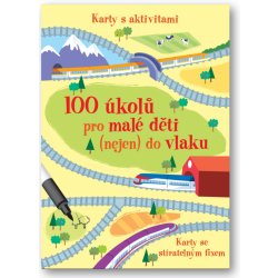 100 úkolů pro malé děti nejen do vlaku - Krabička + fix + 50 karet - neuveden