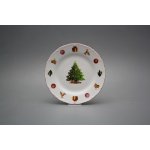 Bohemia Porcelán 1987 Talíř Ofélie Christmas Tree JZL 19 cm – Zboží Dáma