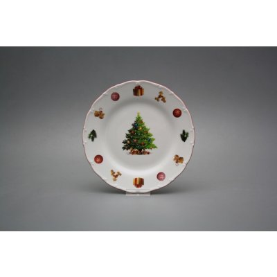 Bohemia Porcelán 1987 Talíř Ofélie Christmas Tree JZL 19 cm – Zboží Dáma