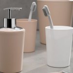 KELA Pohárek MARTA plastik šedá KL-24196 – Zboží Mobilmania