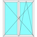 Aluplast Balkónové dveře Ideal 4000 Dvoukřídlé Bílá - Bílá 190 x 200 cm – Hledejceny.cz
