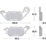 Brzdové destičky TRW Lucas zadní YAMAHA GPD 125 N-Max rok 15-24 – Sleviste.cz