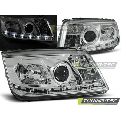 Tuning-Tec Přední čirá LED světla Volkswagen Bora (1998 - 2005) - chromované – Hledejceny.cz
