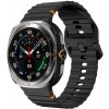 Řemínek k chytrým hodinkám PROTEMIO 88600 WAVY Silikonový řemínek pro Samsung Galaxy Watch Ultra 47mm černý