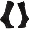 Tommy Hilfiger Sada 2 párů pánských vysokých ponožek 100001496 Černá