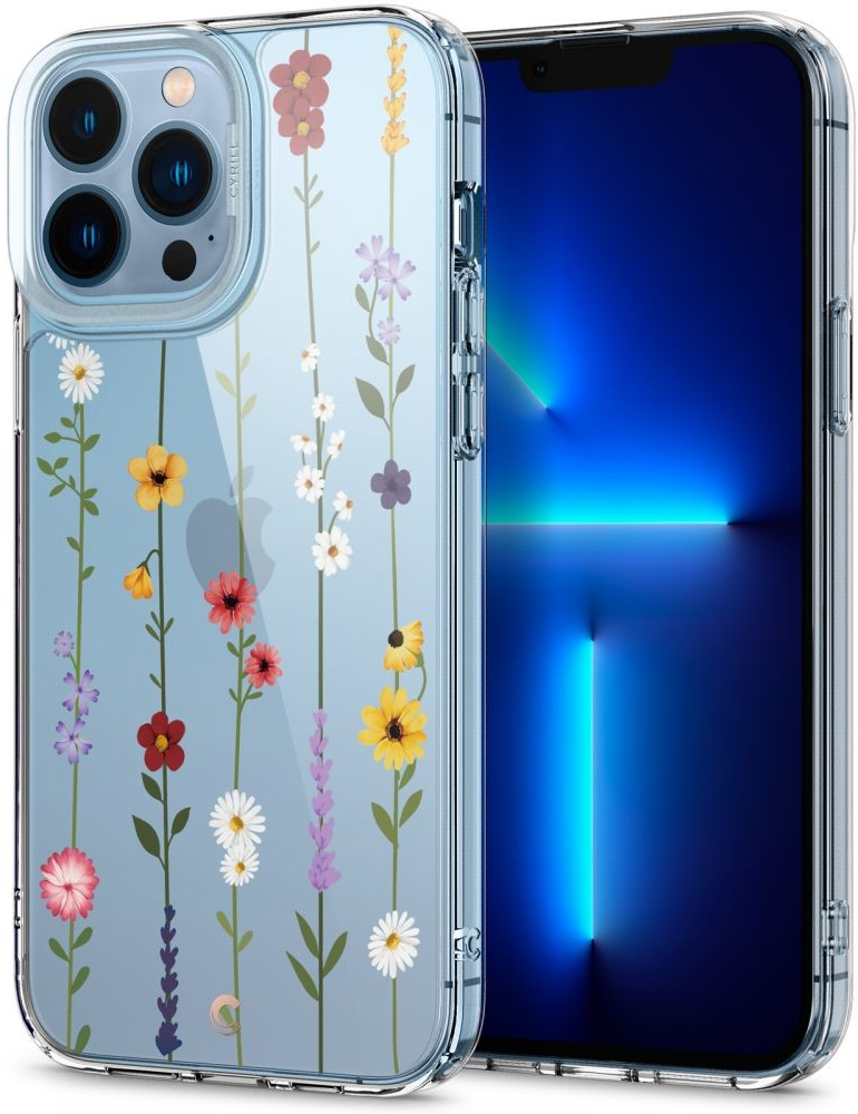 Pouzdro Spigen iPhone 13 Pro - Cyrill Cecile Flower Garden