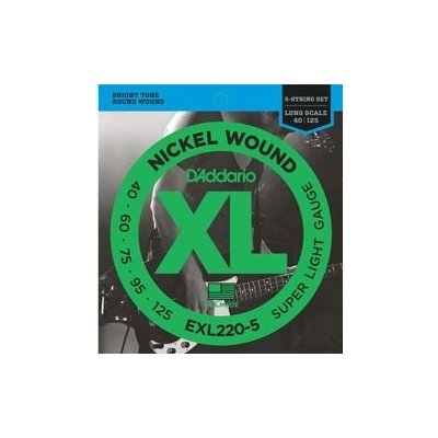 D'ADDARIO EXL220-5 Super Light - .040 - .125 – Hledejceny.cz