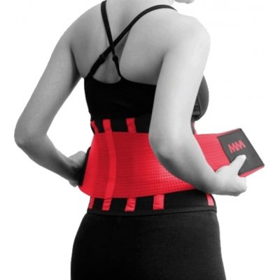 MADMAX Slimming and Support Belt podpůrný neoprenový pás červený – Hledejceny.cz