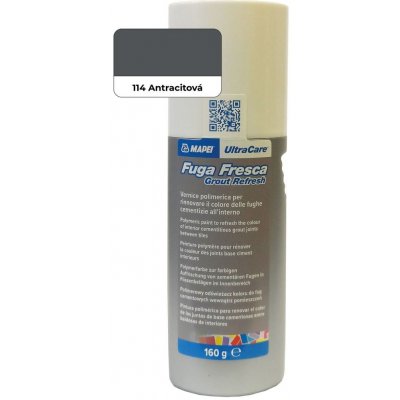 Fuga Mapei Fresca 114 antracit 160 g – Zboží Mobilmania