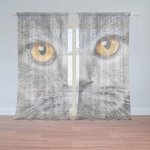 Záclony Kočičí pohled: 2 ks - 150x250 cm - Sablio – Hledejceny.cz