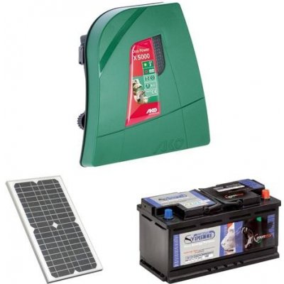 Ako Sada elektrického ohradníku DUO Power X 5000 a solární panel 55 W a akumulátor 70 Ah – Hledejceny.cz