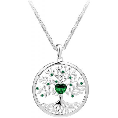 Preciosa Krásný stříbrný strom života sparkling tree of life 5329 66 – Zboží Mobilmania