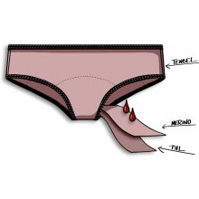 Repetky Inkontinenční kalhotky merino vysoké light
