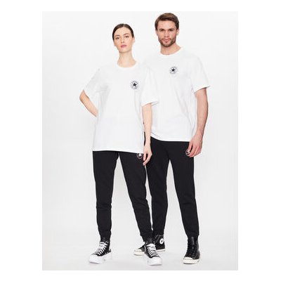 Converse T-Shirt Go-To All Star Patch 10025072-A02 Bílá – Zboží Mobilmania