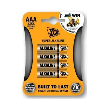 JCB Super Alkaline AAA 4ks JCB-LR03-4B