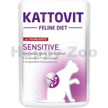 Kattovit Sensitive kuře & kachna 85 g