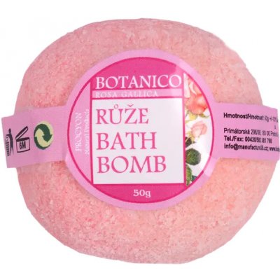 Botanico Bomba do koupele s vůní růží 50 g – Sleviste.cz