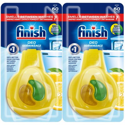 Finish osvěžovač do myčky závěsný Lemon sada 2 x 60 mytí – Sleviste.cz