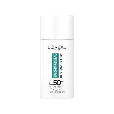 L'Oréal Paris Bright Reveal Dark Spot UV-Fluid LSF 50+ Opalovací gel Ženy 50 ml – Hledejceny.cz