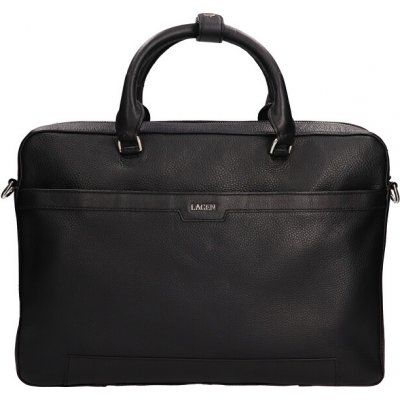 Lagen unisex business taška kožená 20235 black – Zboží Dáma