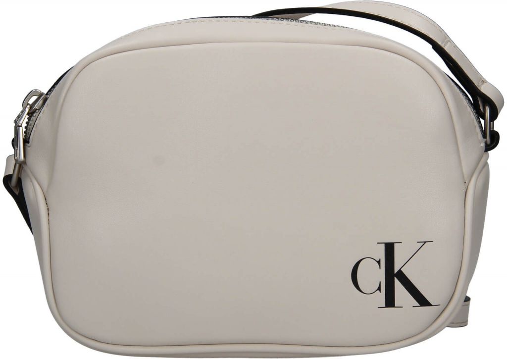 Calvin Klein dámská crossbody kabelka Sleek béžová