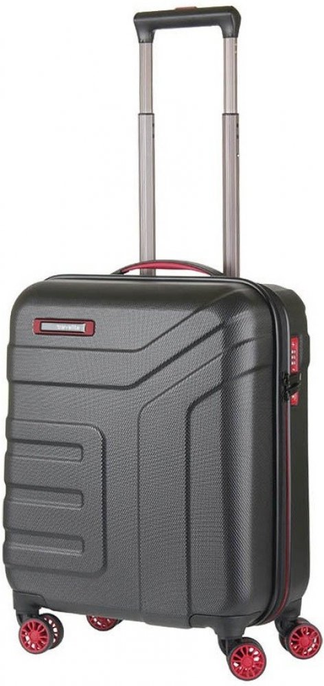 Travelite Vector 4w S palubní kufr Black 55x40x20 cm 40l | Srovnanicen.cz