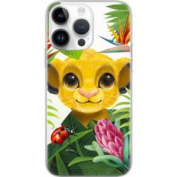 Pouzdro AppleMix DISNEY Apple iPhone 12 / 12 Pro - Lví král - Simba- gumové - čiré