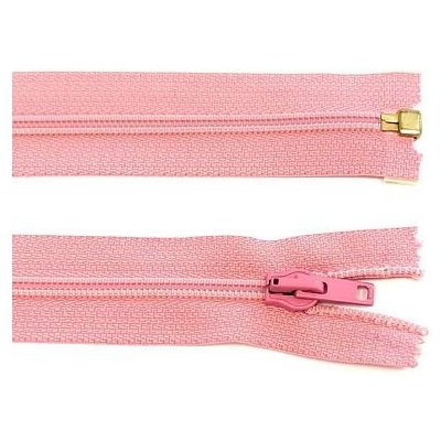 Zip spirálový dělitelný No 6 délka 70 cm barva 6 světle růžová – Hledejceny.cz