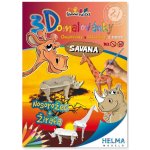 3D omalovánky A4 SET Savana – Hledejceny.cz