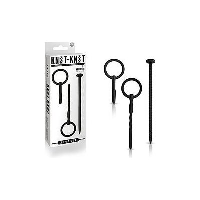 NMC Knot-Knot Urethral Souding Kit 1 Black, dilatátory penisu – Zboží Dáma
